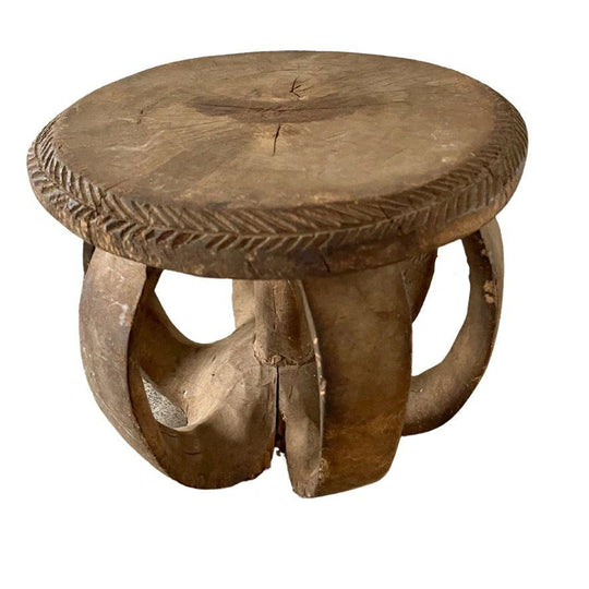 Bamileke, Cameroon Grassfields Low Round Stool