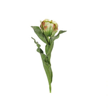 Lifelike Faux Tulip Stem, Green