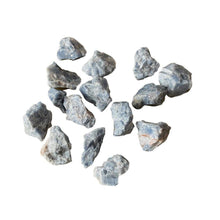 Blue Calcite Chunks, Set of 10