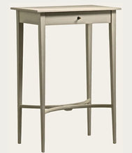 Chelsea Textiles Gustavian Ash Gray Lacquered Side Table