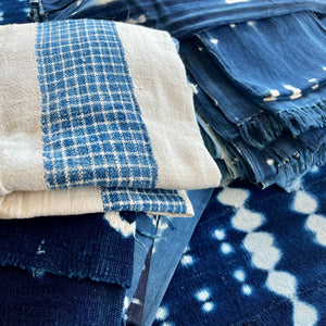 Authentic Burkina Faso Indigo Mudcloth