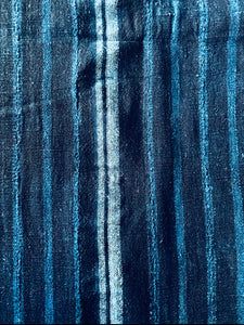 Authentic Burkina Faso Indigo Mudcloth