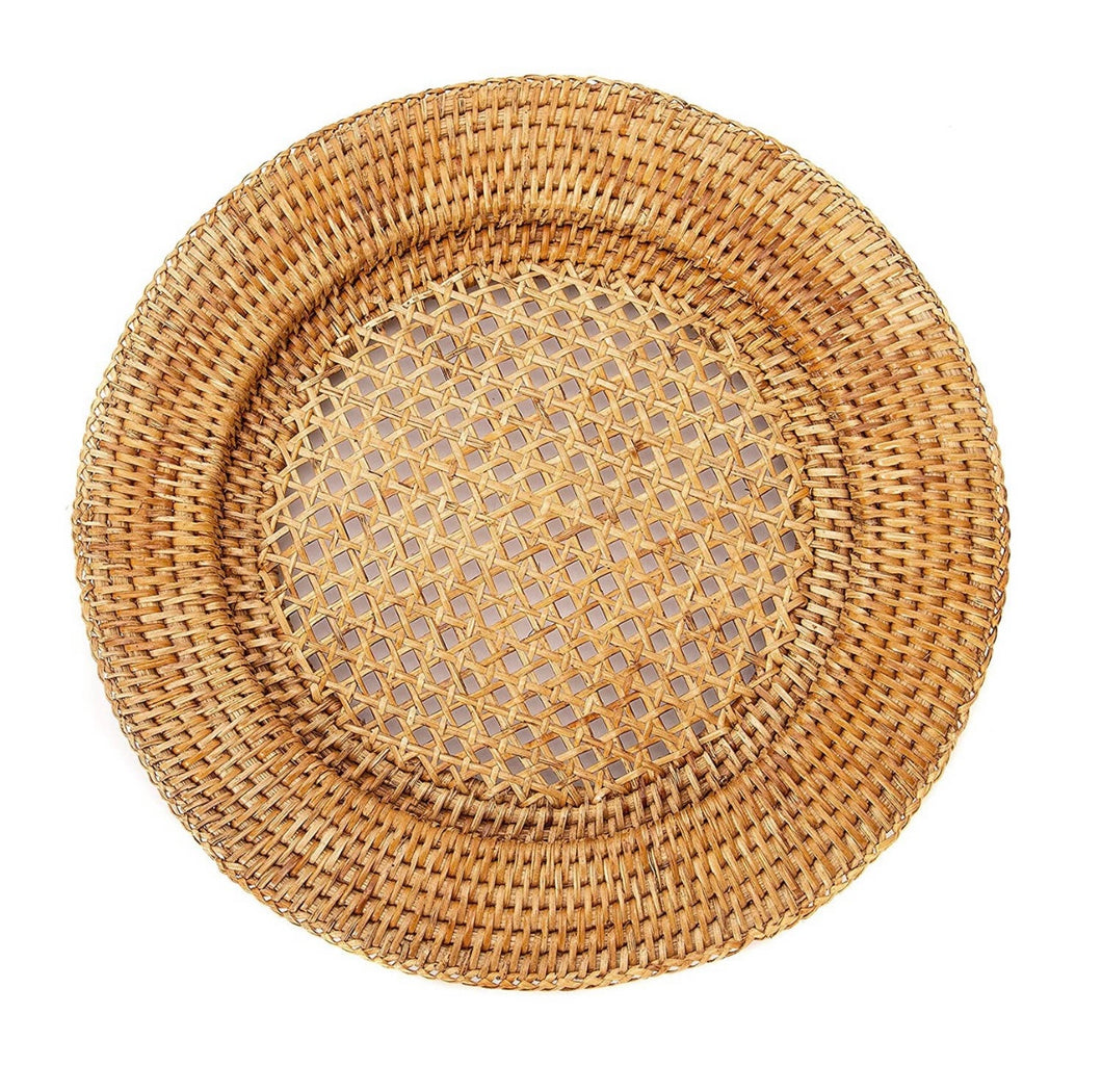 Woven Rattan Charger