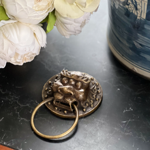 Brass Foo Dog Door Knocker, Small