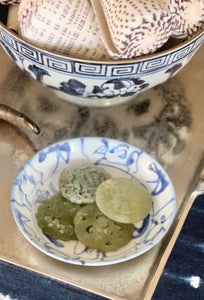 Vintage Chinese Jade Double Sided Amulet