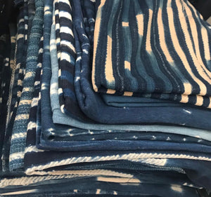 Authentic Burkina Faso Indigo Mudcloth