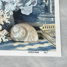 Luxe Exclusive Limited Edition Giclee, CORAL AND CHINOISERIE