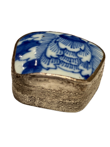 Chinoiserie Porcelain Shard Box, One of A Kind
