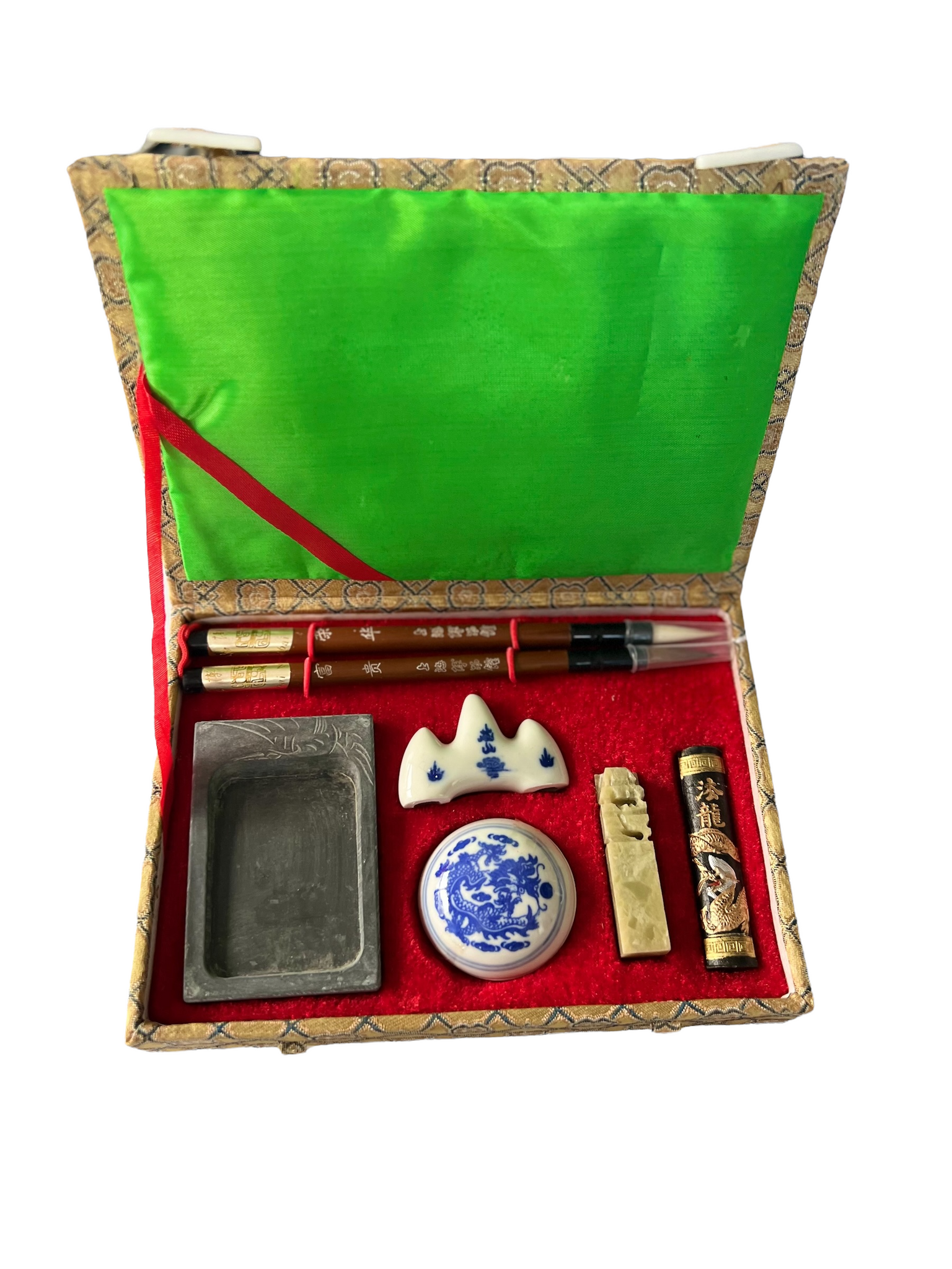 Chinese Calligraphy Set - Two Parts - Bunting Online Auctions
