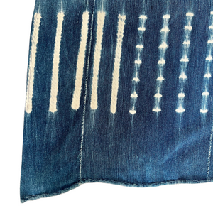 Burkina Faso Indigo Mudcloth Runner / Scarf