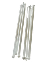 Mid Century Glass Stir Sticks, Set of 6