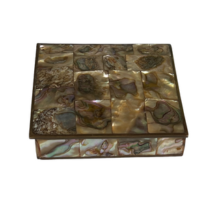 Tessellated Abalone and Brass Box