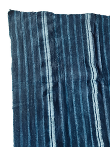 Authentic Burkina Faso Indigo Mudcloth