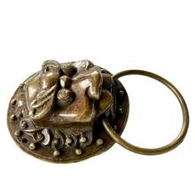 Brass Foo Dog Door Knocker, Small