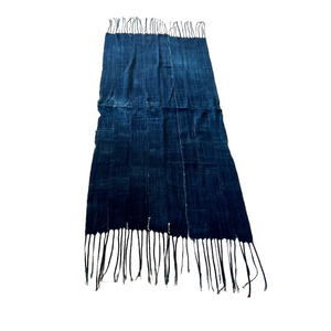 Burkina Faso Indigo Mudcloth Runner / Scarf