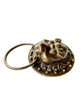 Brass Foo Dog Door Knocker, Small