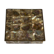 Tessellated Abalone and Brass Box