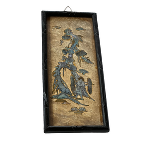 Chinese Wall Art Panel Mother of Pearl Inlay