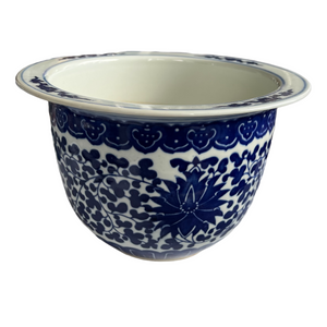 Blue and White Chinoiserie Planter