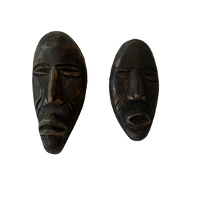 Pair of Liberian Dan Passport Mask, Early 20th Century