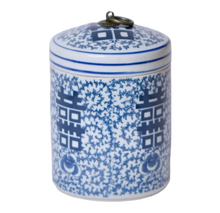 Blue and White Porcelain Double Happiness Storage Jar