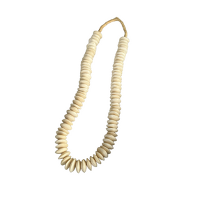 White Shell Trade Beads, Kenya
