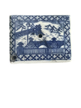 Antique Japanese Blue and White Porcelain Suiteki