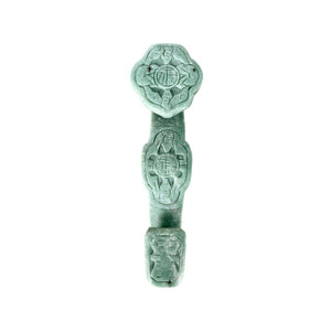 Chinese Jade Hand Carved Ruyi Scepter