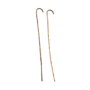 Pair of Vintage Bamboo Walking Sticks