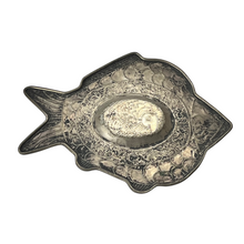 Fish Tray Vintage Silver Alloy