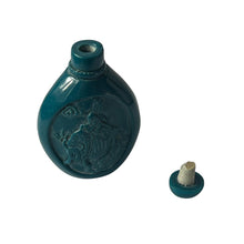 Turquoise Hand Carved Resin Snuff Bottle