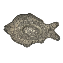 Fish Tray Vintage Silver Alloy