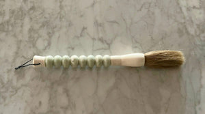 Calligraphy Brush, Jade Abacus Beads, Medium